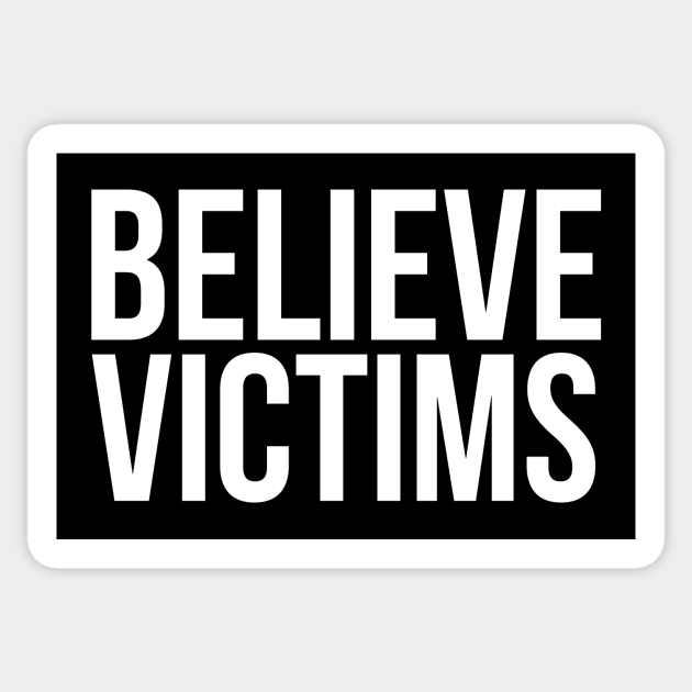 Believe Victims (Inverted) Sticker by midwifesmarket